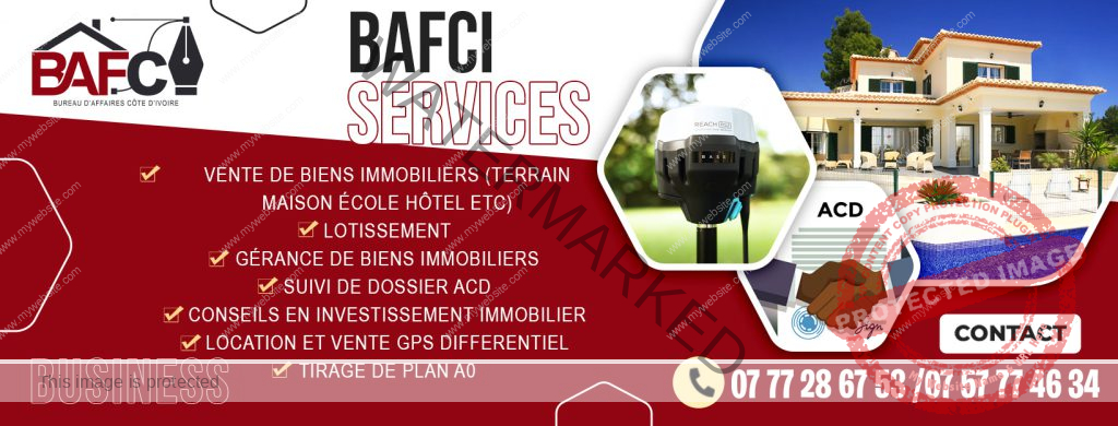 BAFCI services banner