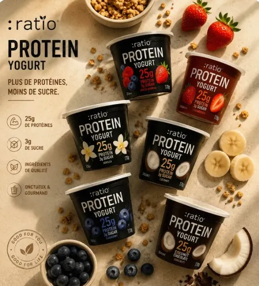 Packaging Protein Yogurt